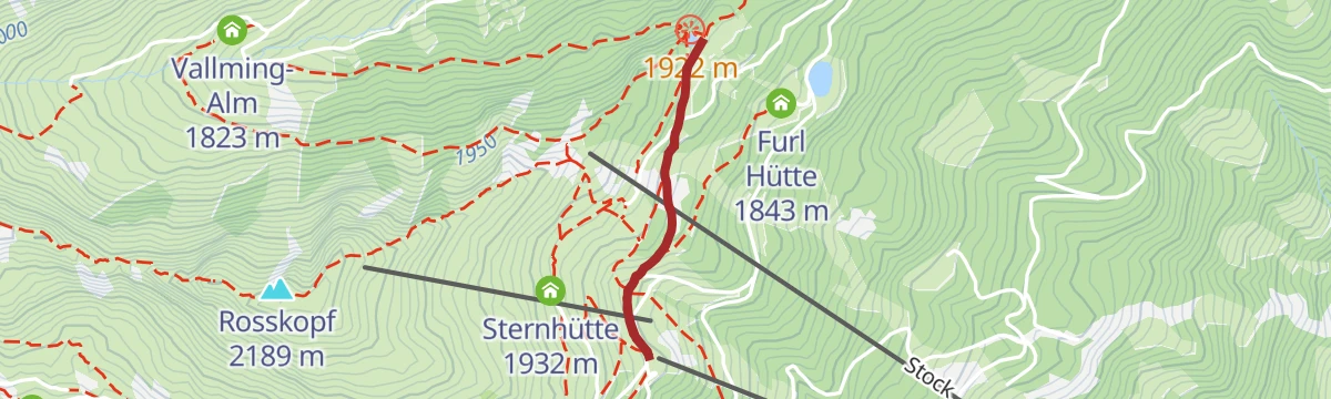 Route map: Walk to the biotope "Kastellacke"